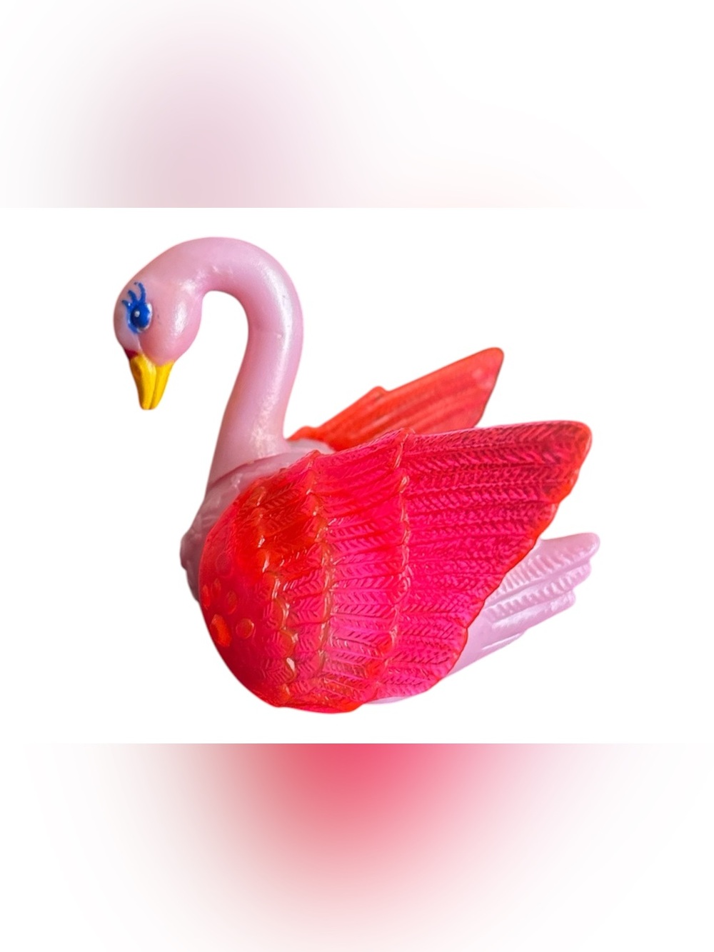 1996 Littlest Pet Shop Pink Swan McDonald’s Happy Meal Toy Vintage Collectable